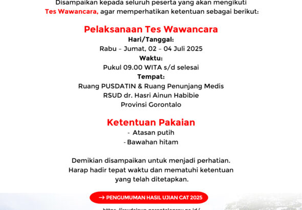 PENGUMUMAN