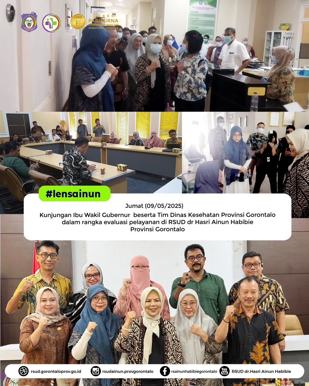 Wagub Gorontalo Sidak RS Ainun: Utamakan Nyawa, Administrasi Belakangan