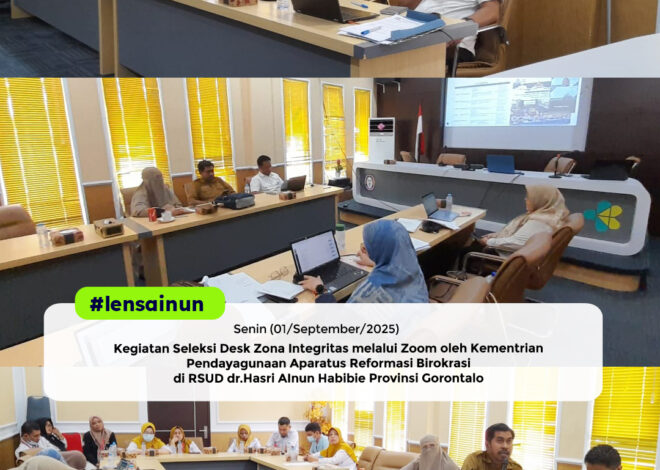 Komitmen Integritas, RSUD dr. Hasri Ainun Habibie Ikuti Seleksi Desk Zona Integritas KemenPANRB