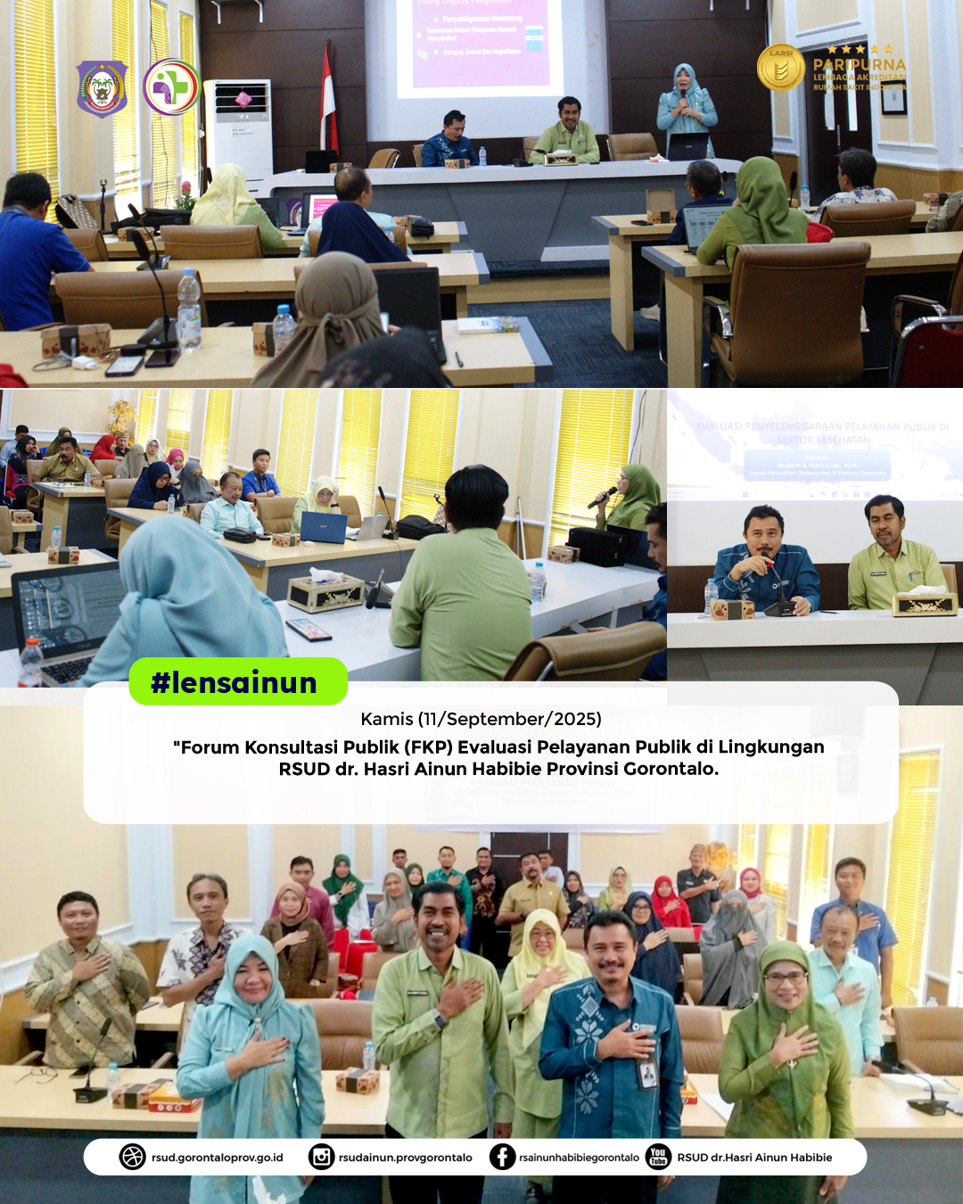 Wujudkan Pelayanan Prima, RSUD Ainun Habibie Gelar Forum Konsultasi Publik