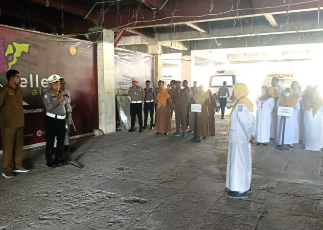 Ditlantas Polda Gorontalo Sosialisasikan Keselamatan Lalu Lintas di RSUD dr. Hasri Ainun Habibie Provinsi Gorontalo