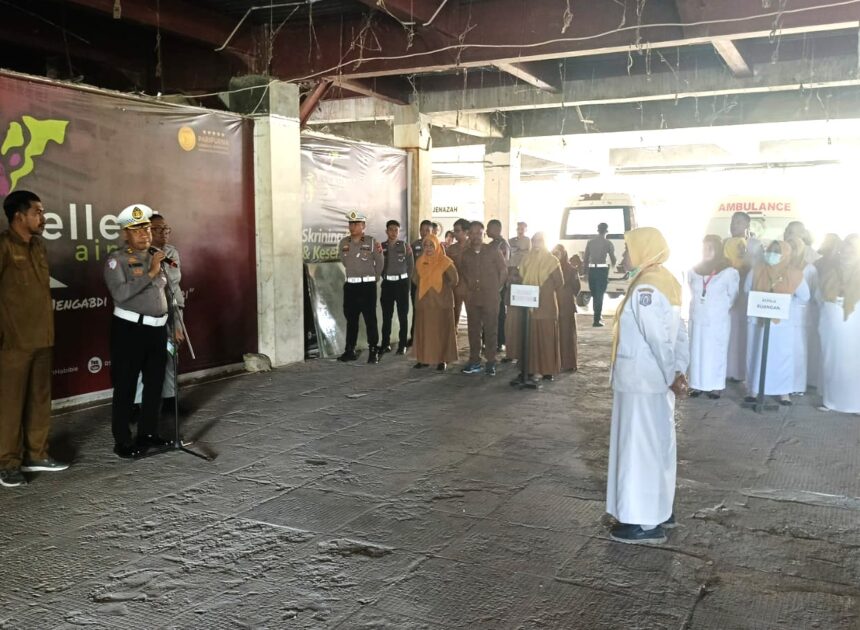 Ditlantas Polda Gorontalo Sosialisasikan Keselamatan Lalu Lintas di RSUD dr. Hasri Ainun Habibie Provinsi Gorontalo